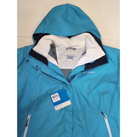 COLUMBIA Bugaboo Womens 2X Plus Size 3-in-1 Interchange Parka/Jacket/Coat $200 - Picture 5 of 8